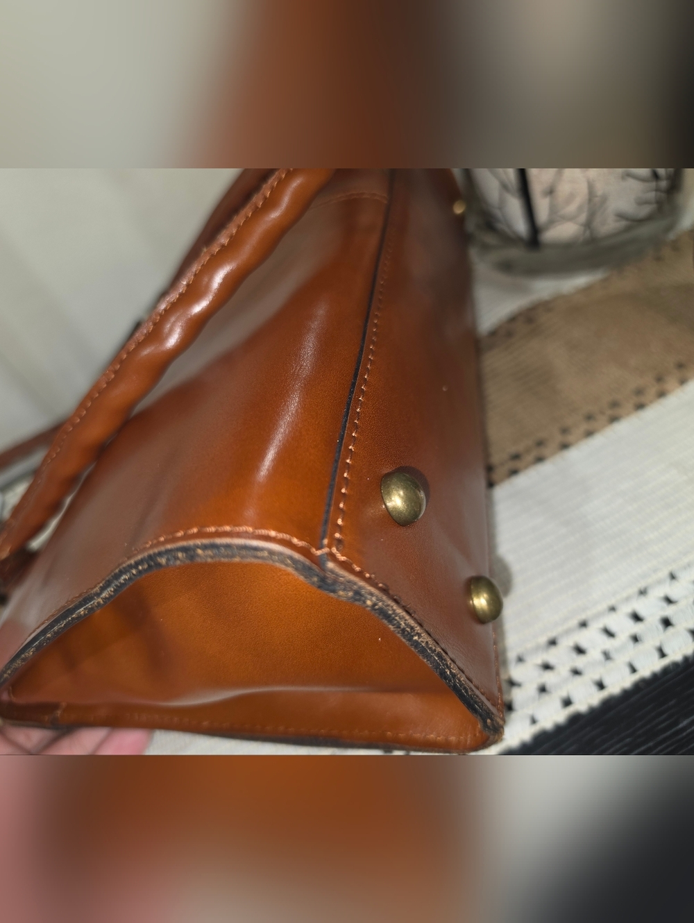 Patricia Nash Rienzo Leather Satchel - Picture 11 of 16